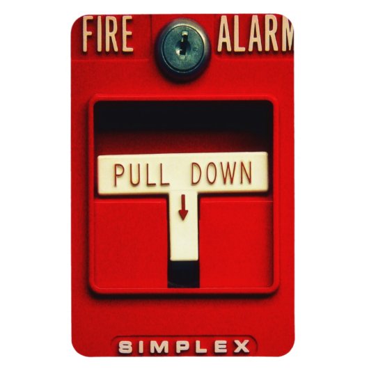 Feueralarm Magnet (Vertikal)