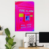 Feueralarm Poster (Heimbüro)