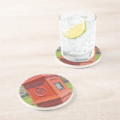 Feueralarm Untersetzer (Seite)