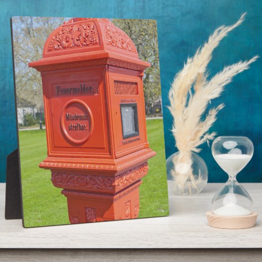 Feueralarmbox Fotoplatte (Seite)