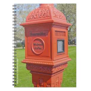 Feueralarmbox Notizblock