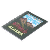 Feueralgen und Berge - Ankerplatz, Alaska Notizblock (Linke Seite)