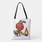 Feuerameise Tasche (Rückseite)