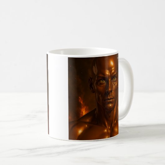 Feuerandroide Kaffeetasse (VorderseiteRechts)