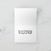 Feueranzeige macht alles dankeskarte (Innenseite)