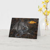 Feueratmendrache Karte (Gelbe Blume)