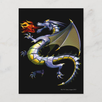 Feueratmendrache Postkarte