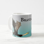 Feueratmendrache Wyvern Personalisiert Kaffeetasse (Vorderseite Links)