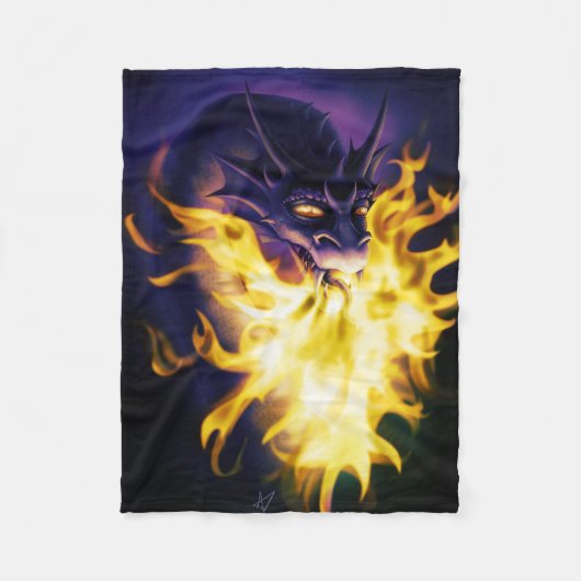 Feueratmer Fleecedecke (Vorderseite)