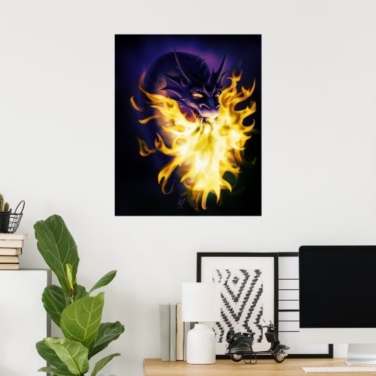 Feueratmer Poster (Heimbüro)