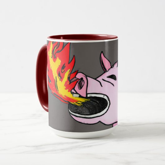 Feueratmung Tasse (Vorderseite Links)