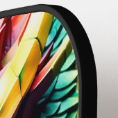 Feueratmungsdrache grün und rot pickleball schläger (Linke Seite)