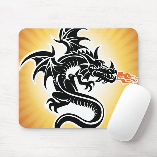 Feueratmungsdrache Mousepad (Mit Mouse)