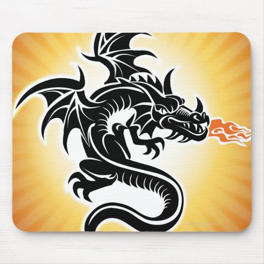 Feueratmungsdrache Mousepad (Vorne)