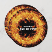 Feuerauge Einladung (Vorne/Hinten)