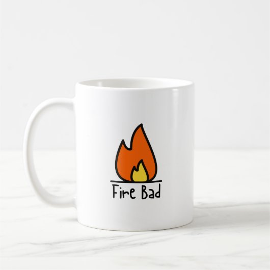 Feuerbad Tree Hübsch Kaffeetasse (Links)