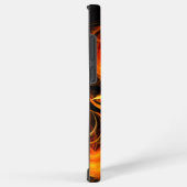Feuerball-Abstrakte Kunst Samsung Galaxy Hülle (Rechte Seite)