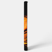 Feuerball-Abstrakte Kunst Samsung Galaxy Hülle (Linke Seite)