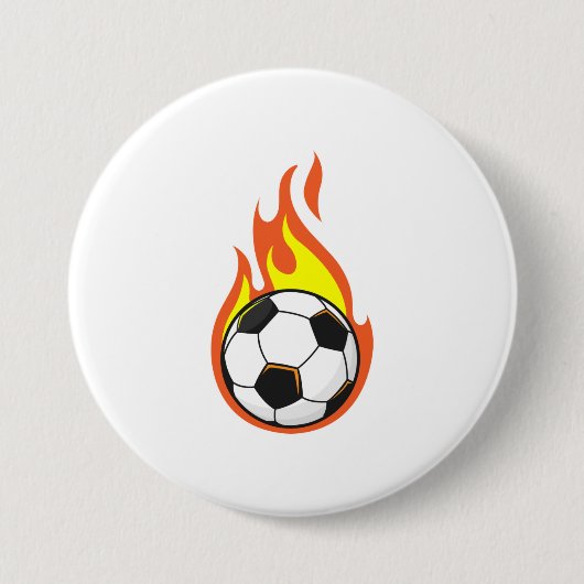 Feuerball Button (Vorderseite)