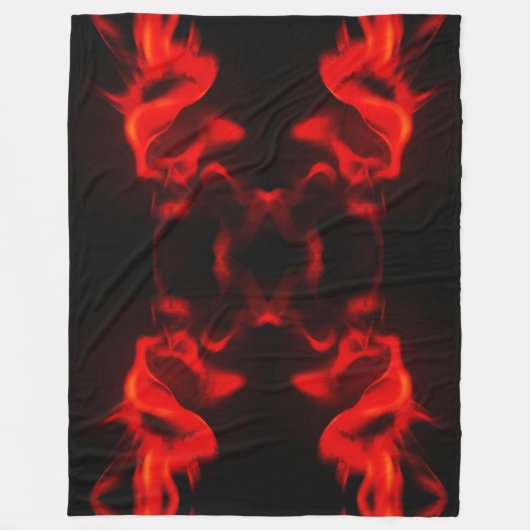 Feuerball Fleecedecke (Vorderseite)