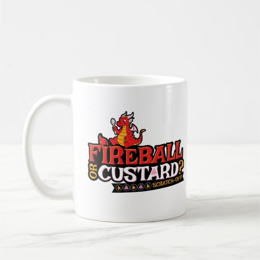 Feuerball oder Creme? | Dungeon Crawler Carl Kaffeetasse (Links)