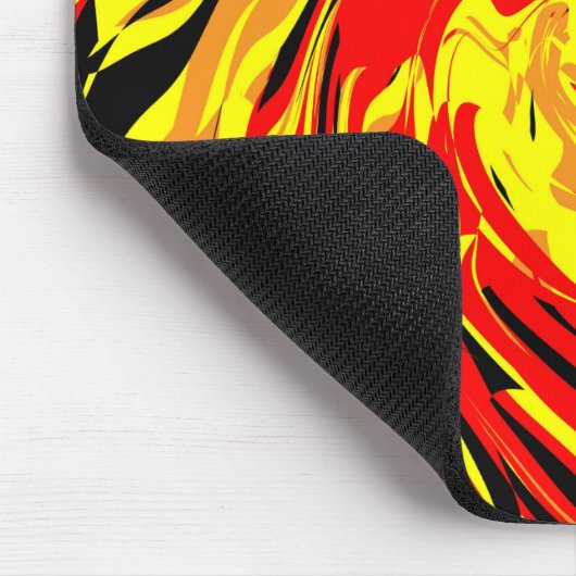 Feuerball Spirale Mousepad (Ecke)
