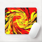 Feuerball Spirale Mousepad (Mit Mouse)