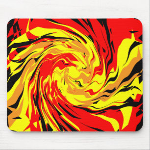 Feuerball Spirale Mousepad