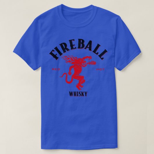 Feuerball verschollen Whisky-LED T-Shirt (Design vorne)