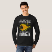Feuerbälle Zauberer T-Shirt (Vorne ganz)