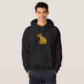 Feuerbauhelm und Flammenbau Hoodie (Vorne ganz)