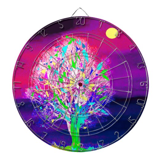 Feuerbaum Dartscheibe (vorne)