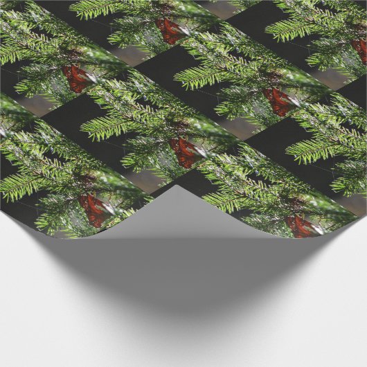 Feuerbaum Geschenkpapier (Ecke)