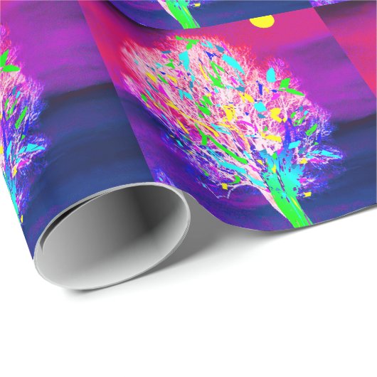 Feuerbaum Geschenkpapier (Rolleneckpunkt)