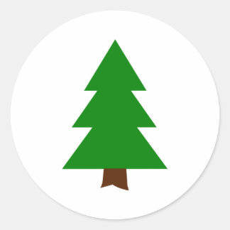 Feuerbaum Runder Aufkleber