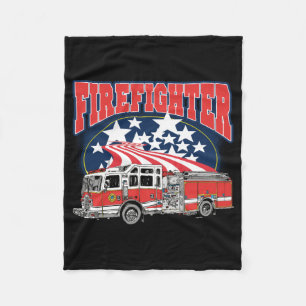 Feuerbekämpfender LKW Fleecedecke