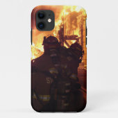 Feuerbekämpfendes Struktur-Feuer Case-Mate iPhone Hülle (Rückseite)