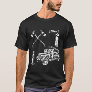 Feuerbekämpfung im Vintage-Stil T-Shirt