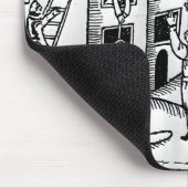 Feuerbekämpfung während des großen Feuers von Mousepad (Ecke)