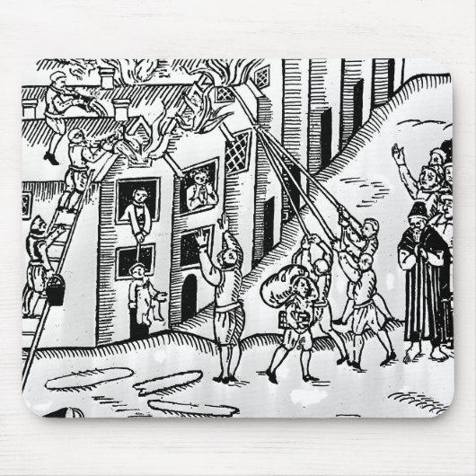 Feuerbekämpfung während des großen Feuers von Mousepad (Vorne)