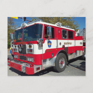 Feuerbetätigung auf Anzeige Postkarte