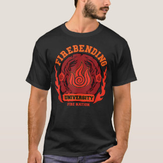 Feuerbiegungs-Universität Feuer T-Shirt