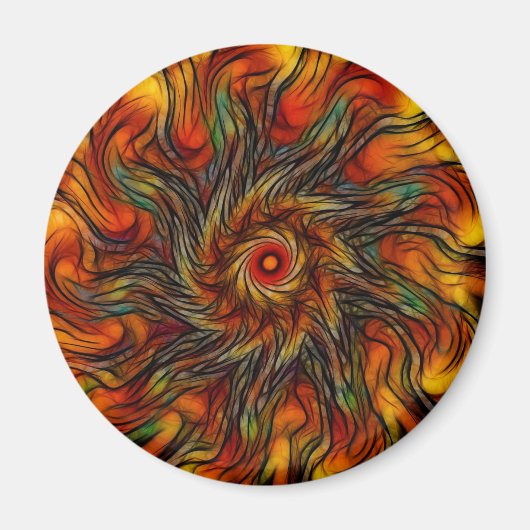 Feuerblase (Magnet) Magnet (Vorne)