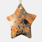 Feuerblasen-Star Keramikornament (Links)