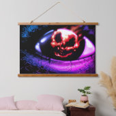 "Feuerblick" Wandteppich Mit Holzrahmen (Schlafzimmer)