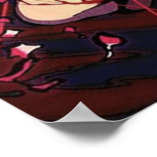 Feuerblut Nezuko Dämonenschicht Poster (Ecke)