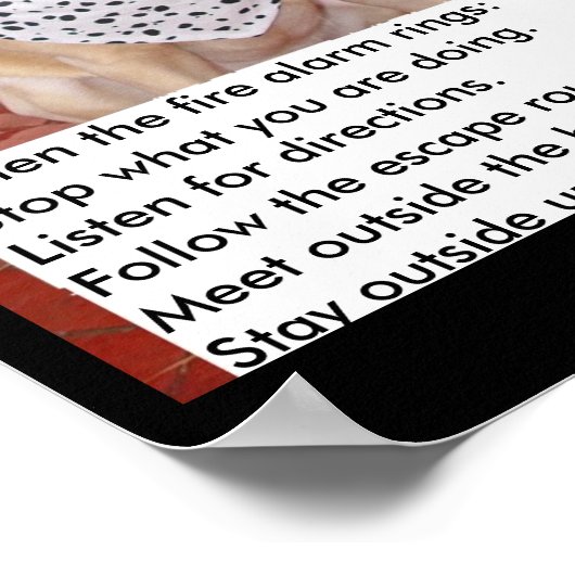 Feuerbohrer Poster (Ecke)