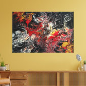 Feuerbrand-Akrylgemälde auf einer 60x40-Leinwand Leinwanddruck (Insitu (Wohnzimmer))