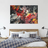 Feuerbrand-Akrylgemälde auf einer 60x40-Leinwand Leinwanddruck (Insitu (Schlafzimmer))