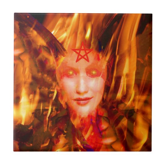 Feuerbrand Fliese (Vorderseite)